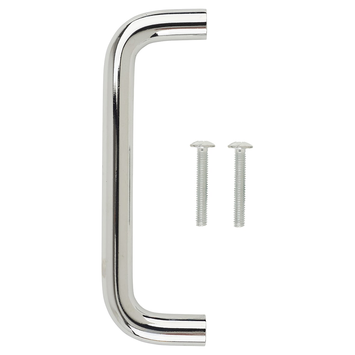 10mm D-Bar Cabinet Pull Handle - 96mm Centres - Polished Chrome - view 6
