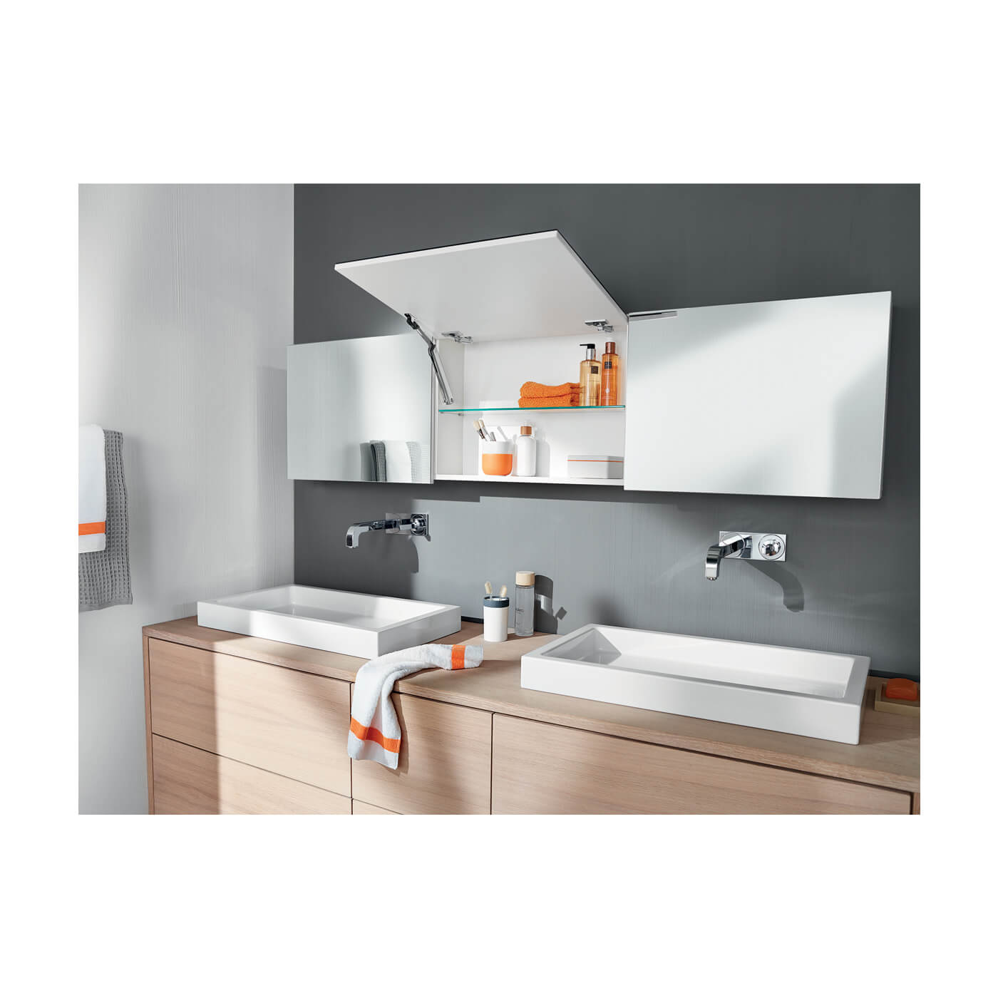 AVENTOS HK-XS TIP-ON - Cabinet Door Lift Mechanism - Small/Medium - Power Factor (LF) 500-1200 - view 2
