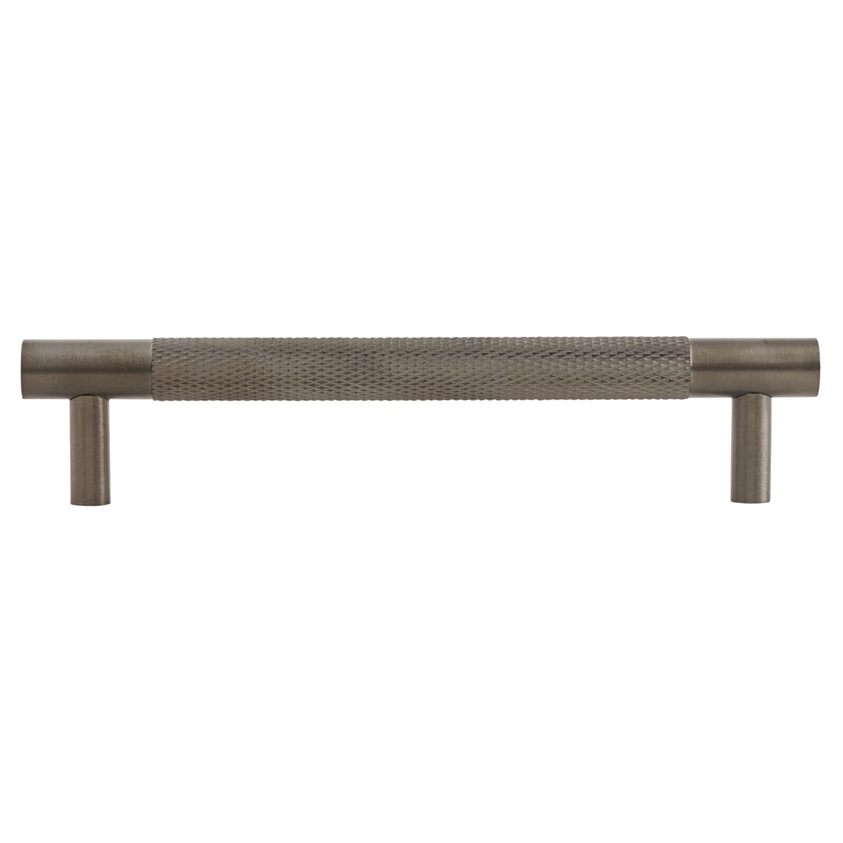 Brunel 13mm Knurled T-Bar Cabinet Pull Handle - 128mm Centres - PVD Dark Bronze - view 2