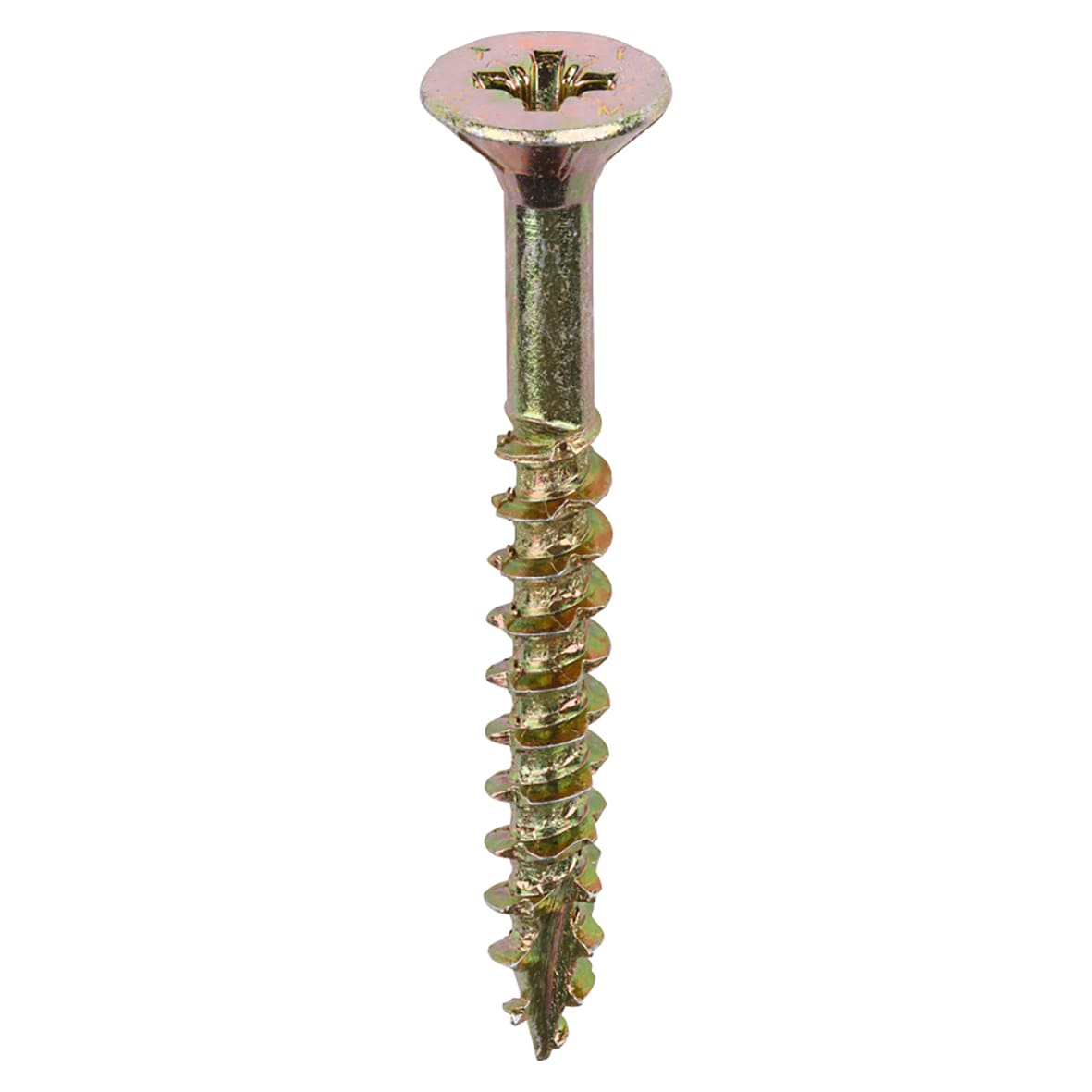 Velocity Pozi Countersunk Wood Screws - 5.0 x 45mm - Yellow Zinc - Pack of 200 - view 2