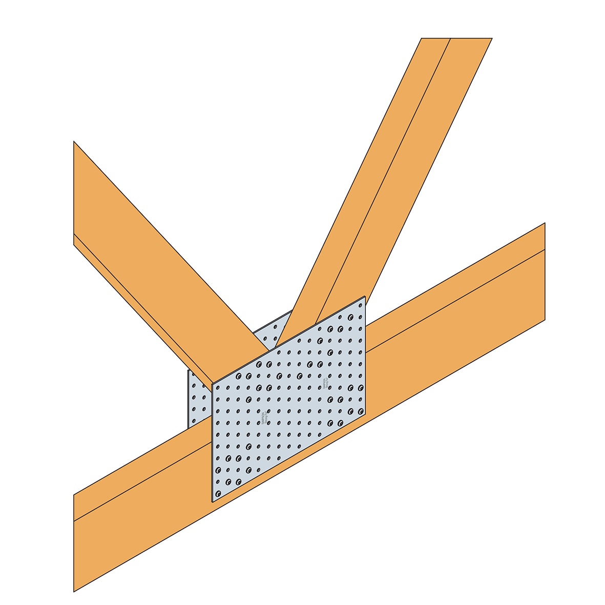 Nail Plate - 200 x 100mm - view 3