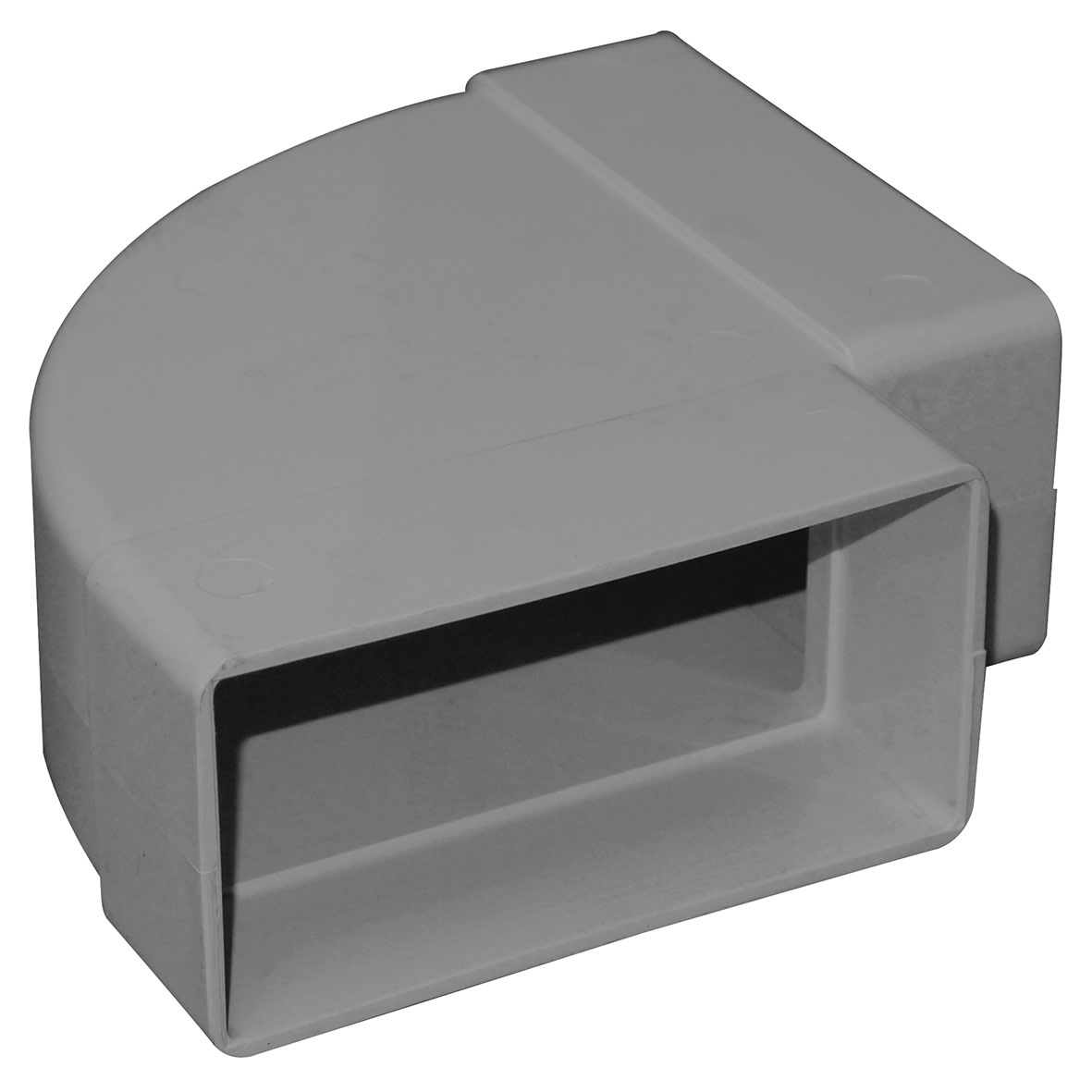 90° Flat Bend - 204 x 60mm - Grey - view 2