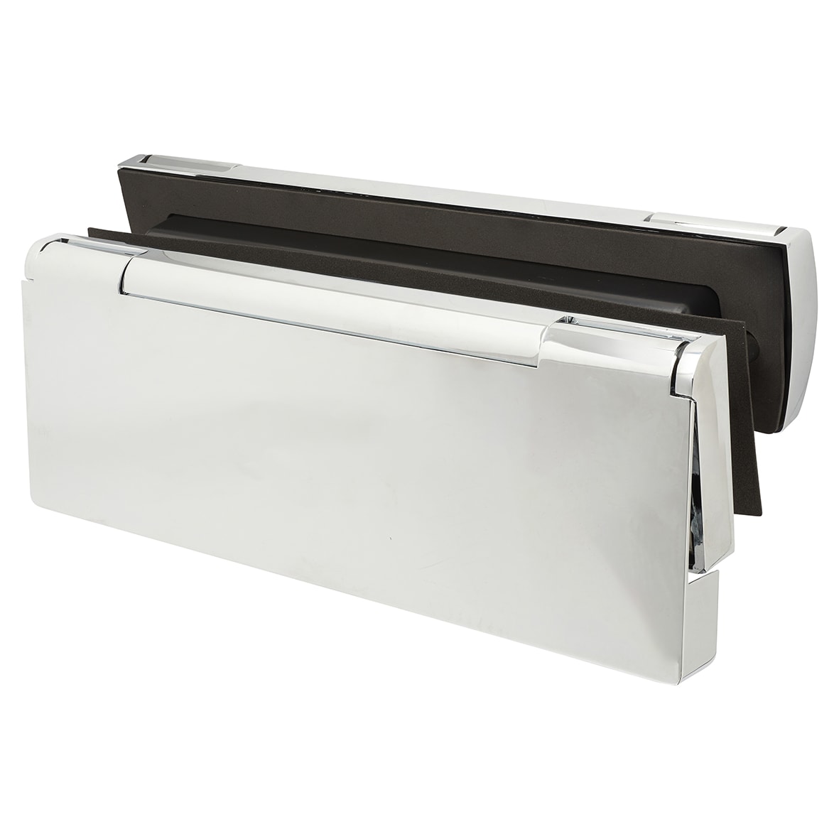AR708HS Security Letter Plate - 310 x 21mm - Polished Chrome - view 2