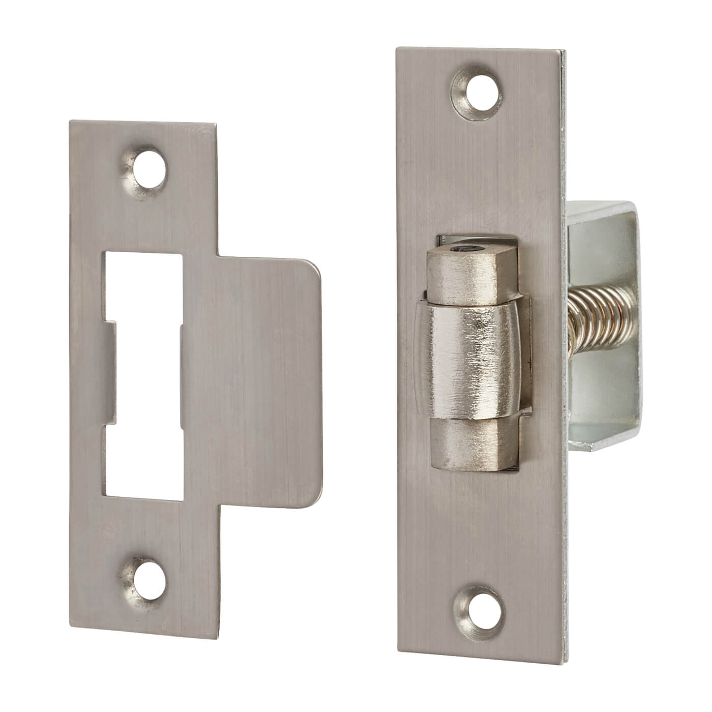 Heavy Duty Adjustable Roller Catch - 22 x 76mm Faceplate - Satin Stainless Steel - view 2