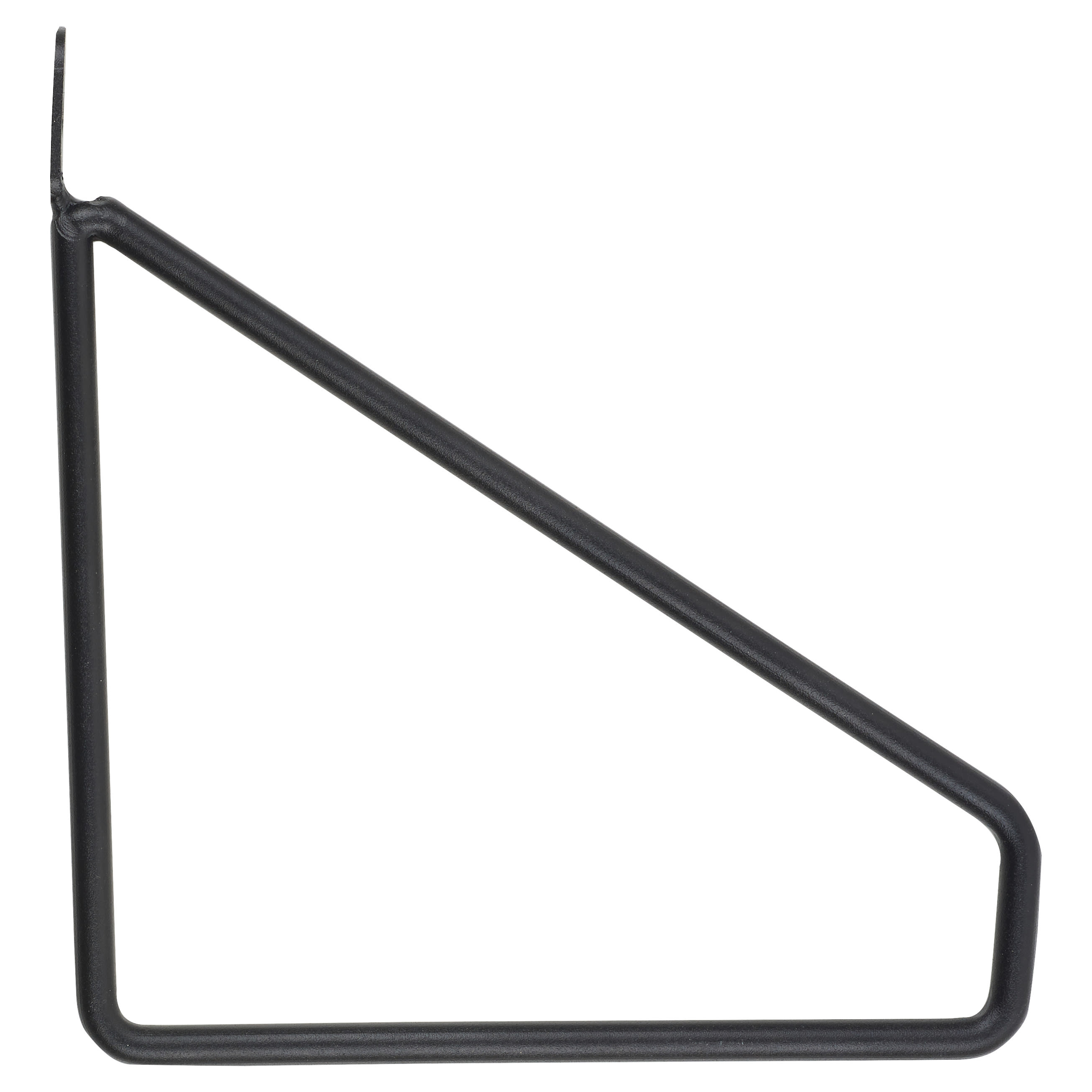 Triangle Shelf Support Bracket - 140 x 150mm - Black - Pack of 4 - view 2
