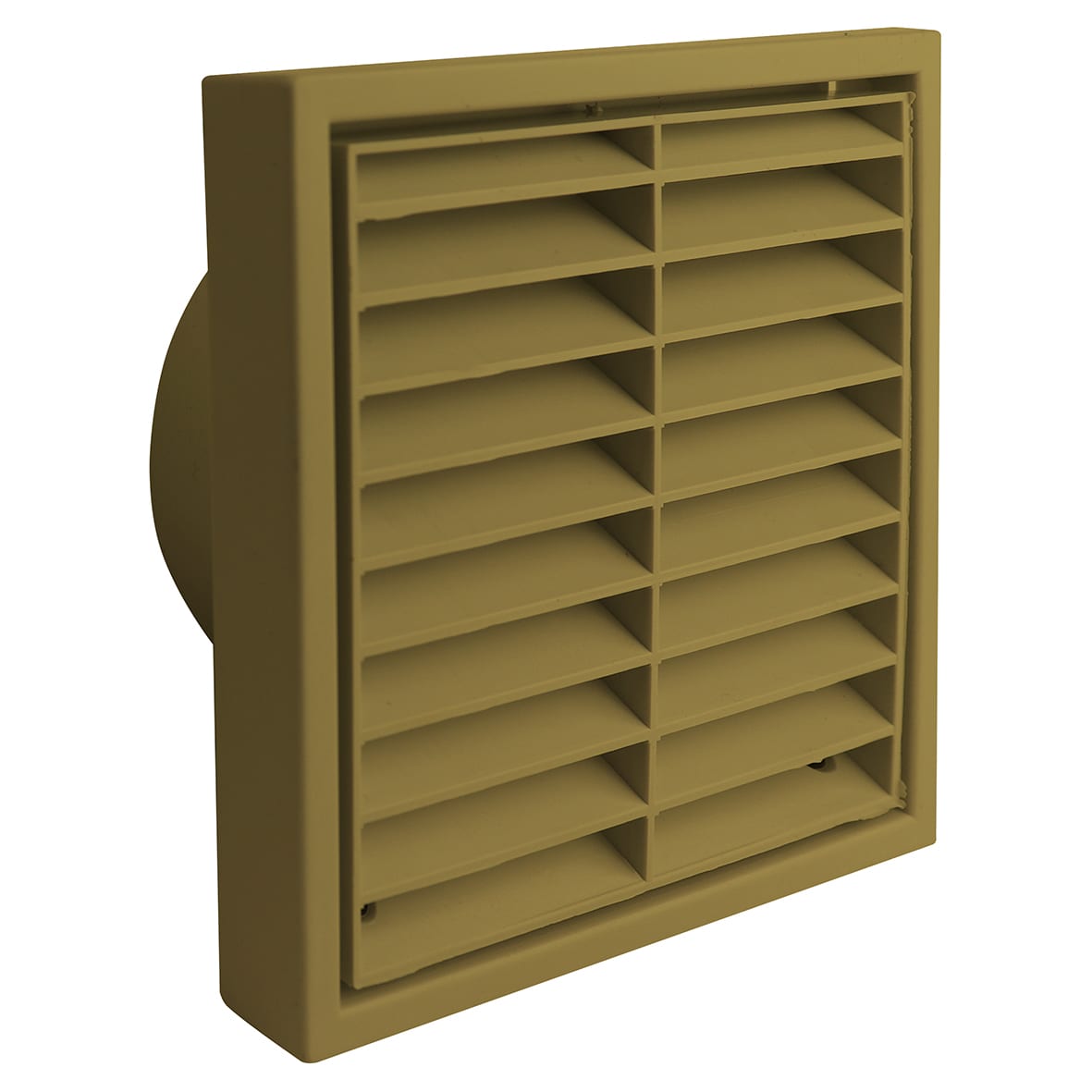 Wall Grille Fixed Shutter - 4"/100mm - Beige - view 2