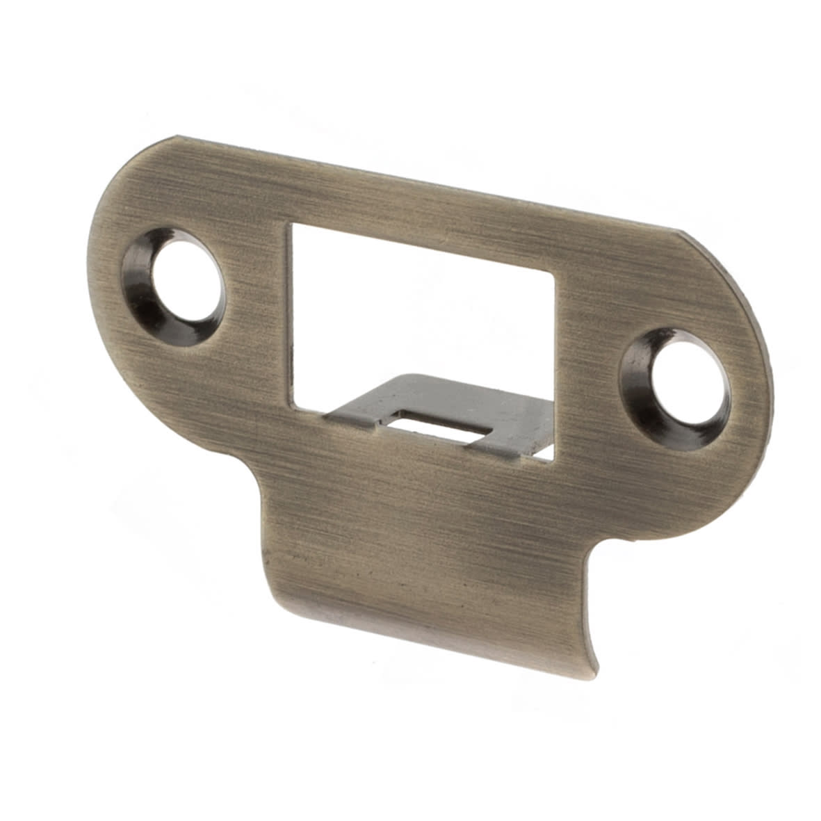 Fire-Rated Tubular Latch - 78mm Case - 57mm Backset - Radius - Antique Brass - view 3