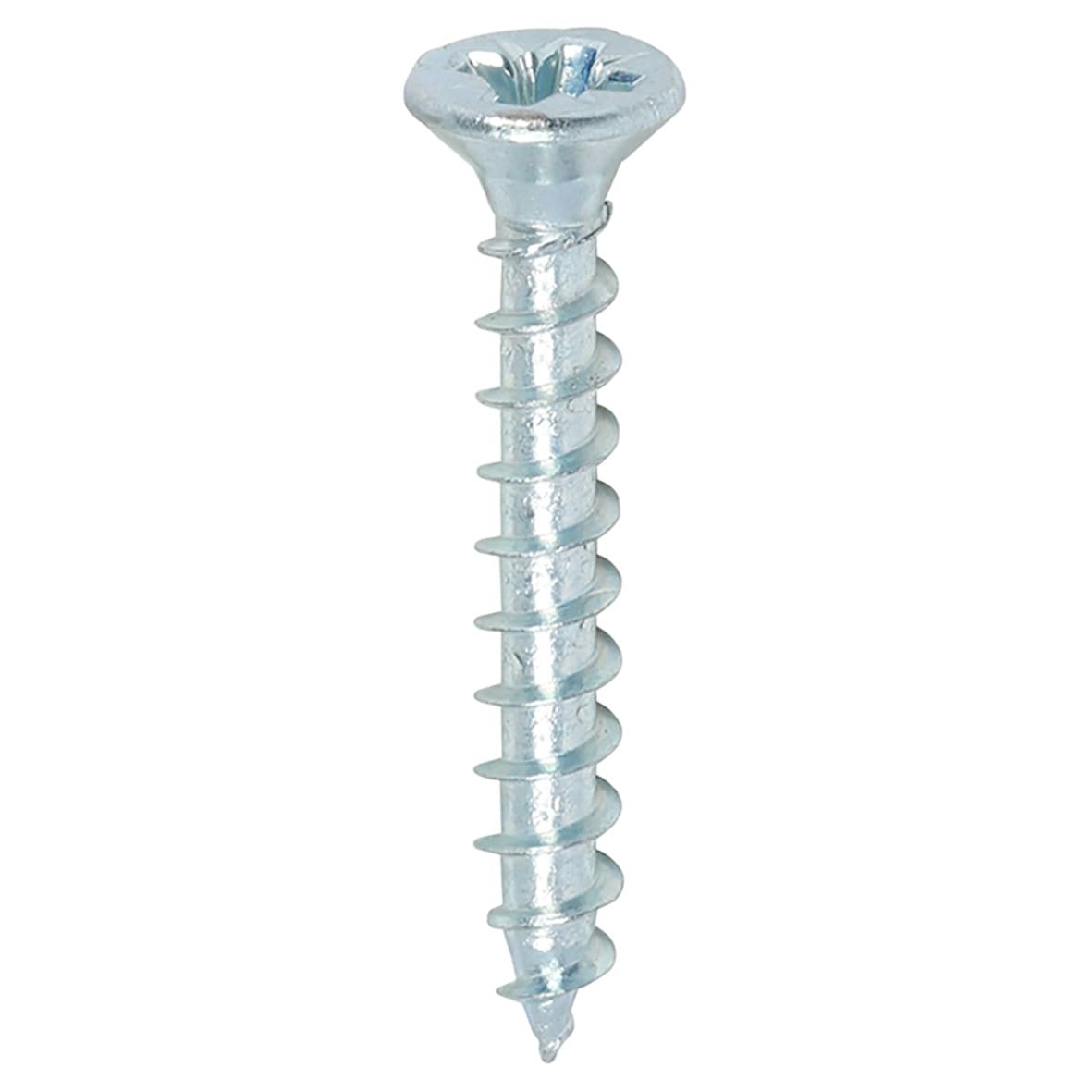 Solo Chippy Pozi Countersunk Wood Screws - 3.5 x 25mm - Zinc Plated - Pack of 200 - view 3