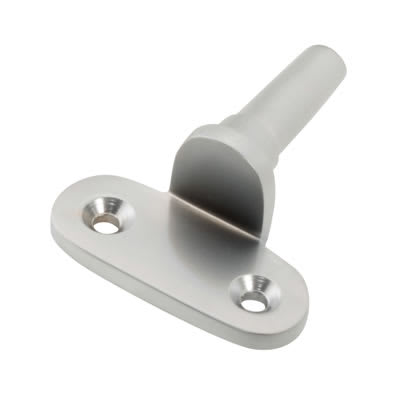 Cranked Casement Window Pin for Flush Joinery - Satin Chrome - view 2