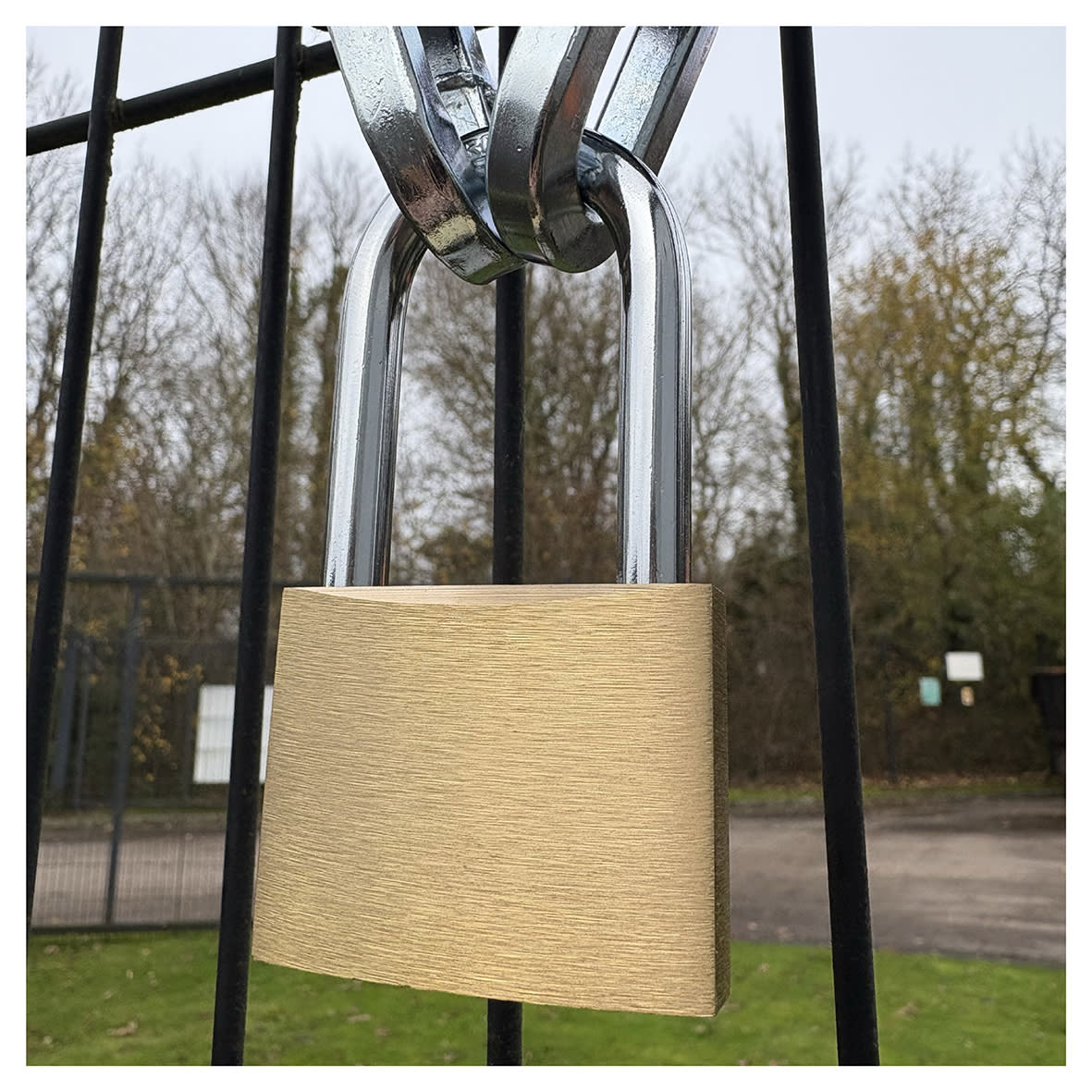 Watchman by Squire Long Shackle Padlock - 50mm Body - 52 x 28mm Shackle - Keyed Alike Key 1 - Brass - view 6