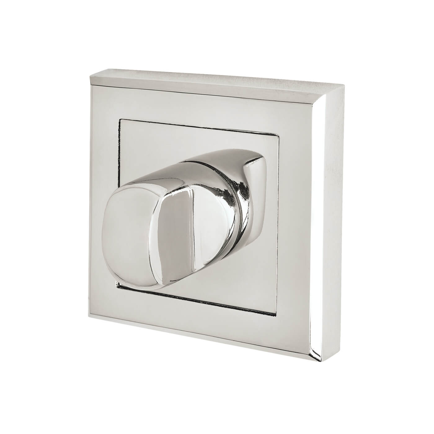 Square Bathroom Turn & Release - 52mm Diameter - Polished Chrome - view 3