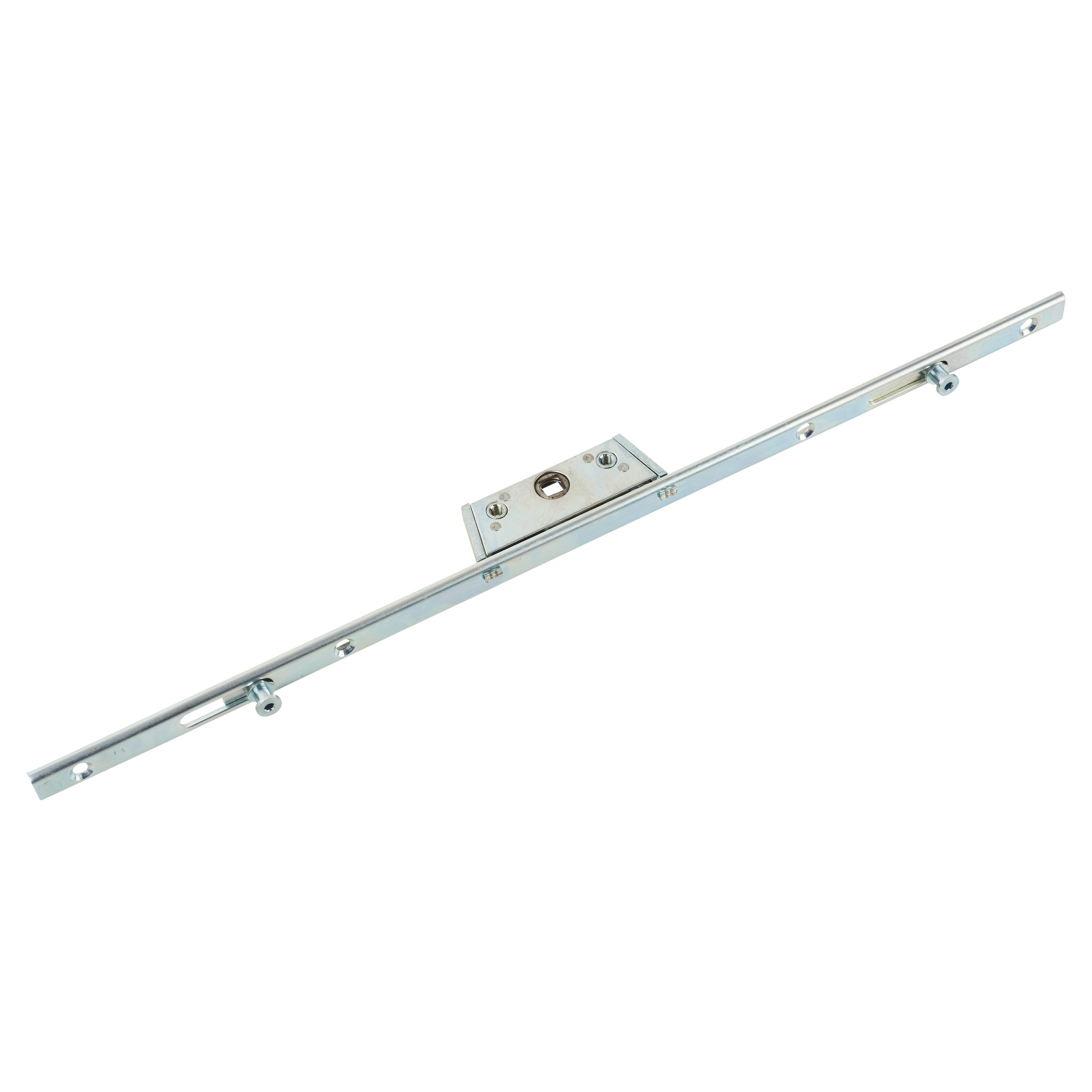 Single U-Rail Offset Espagnolette uPVC Window Lock - 800mm Length - 20mm Backset - 8mm Cam - view 2