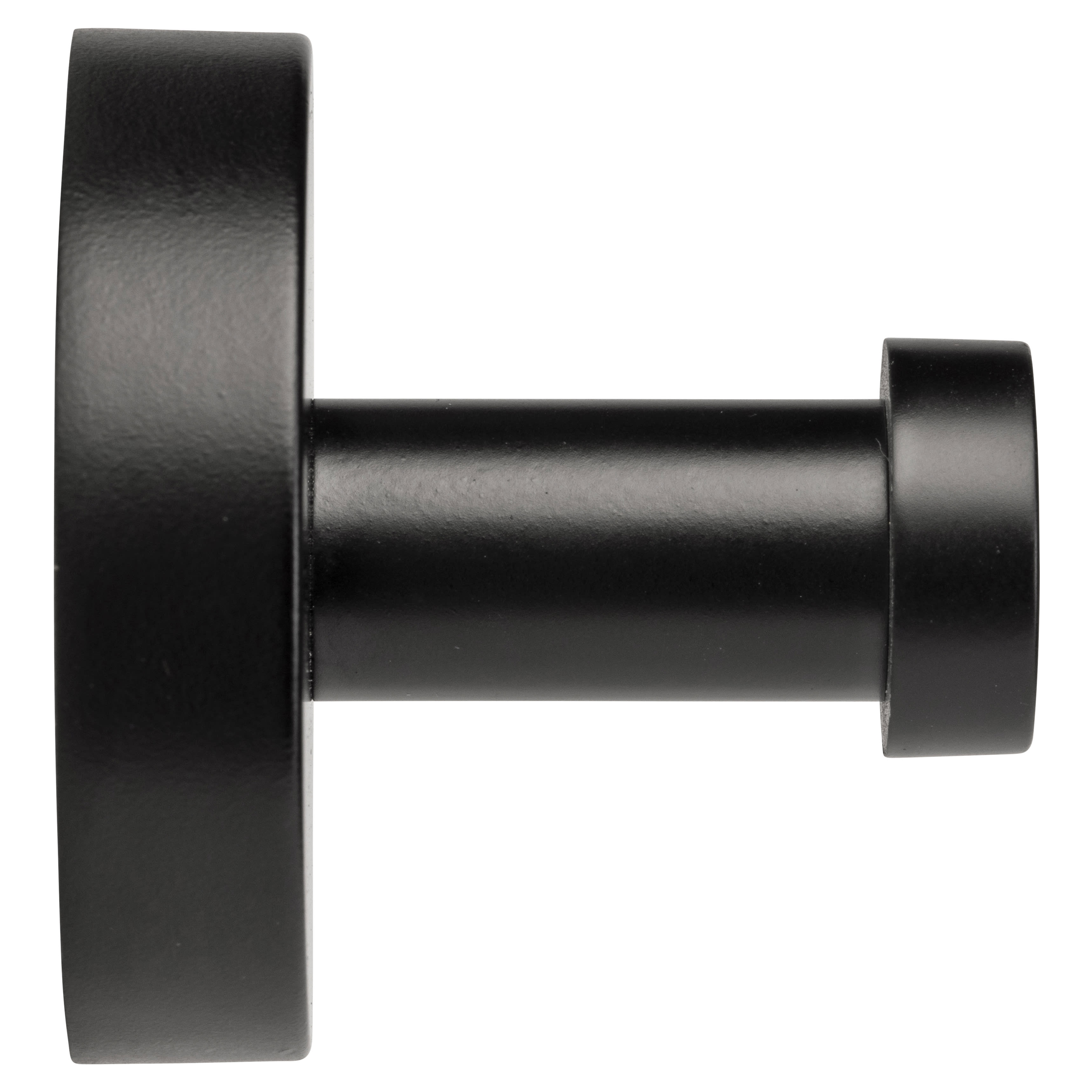 Cygnus Robe Hook - 54 x 50.5mm - Matt Black - view 3