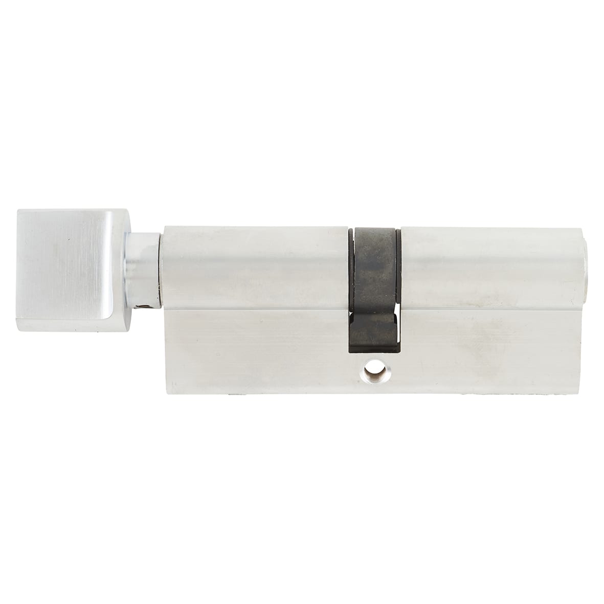 5 Pin 80mm Euro Thumbturn Cylinder - 40mm Turn + 40mm - Satin Chrome - Keyed to Differ - view 2