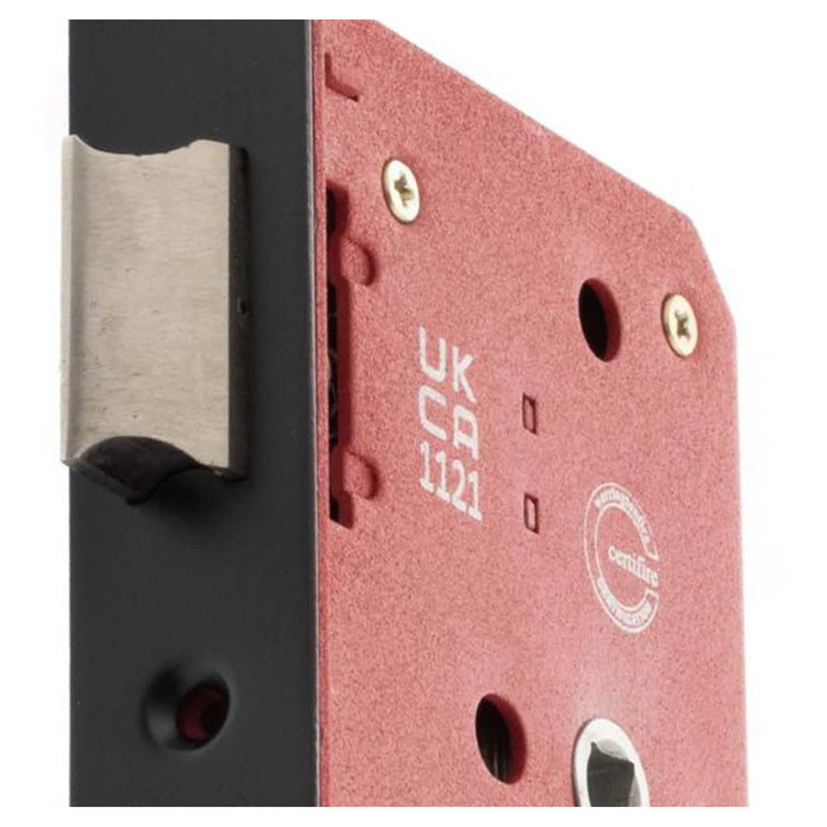 DIN Latch - 88mm Case - 60mm Backset - Radius - Matt Black - view 4