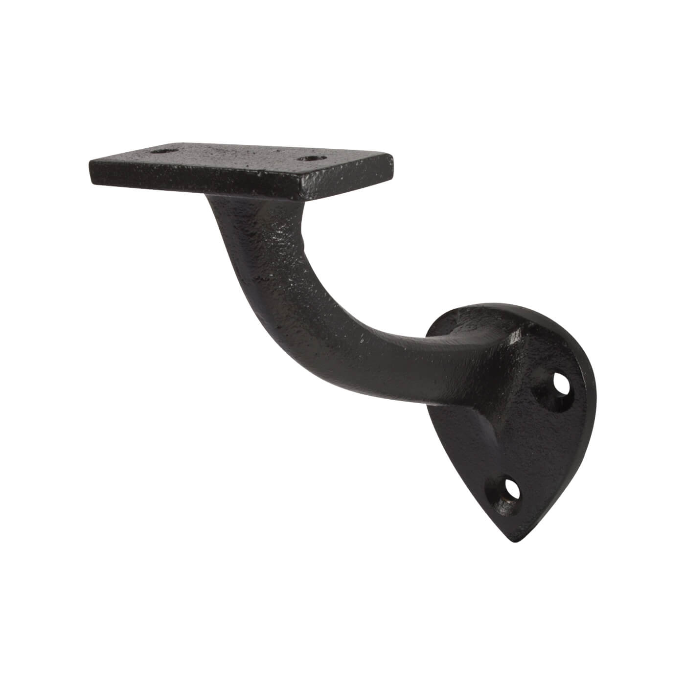 Handrail Bracket - 76mm Projection - Black Antique Iron - view 2