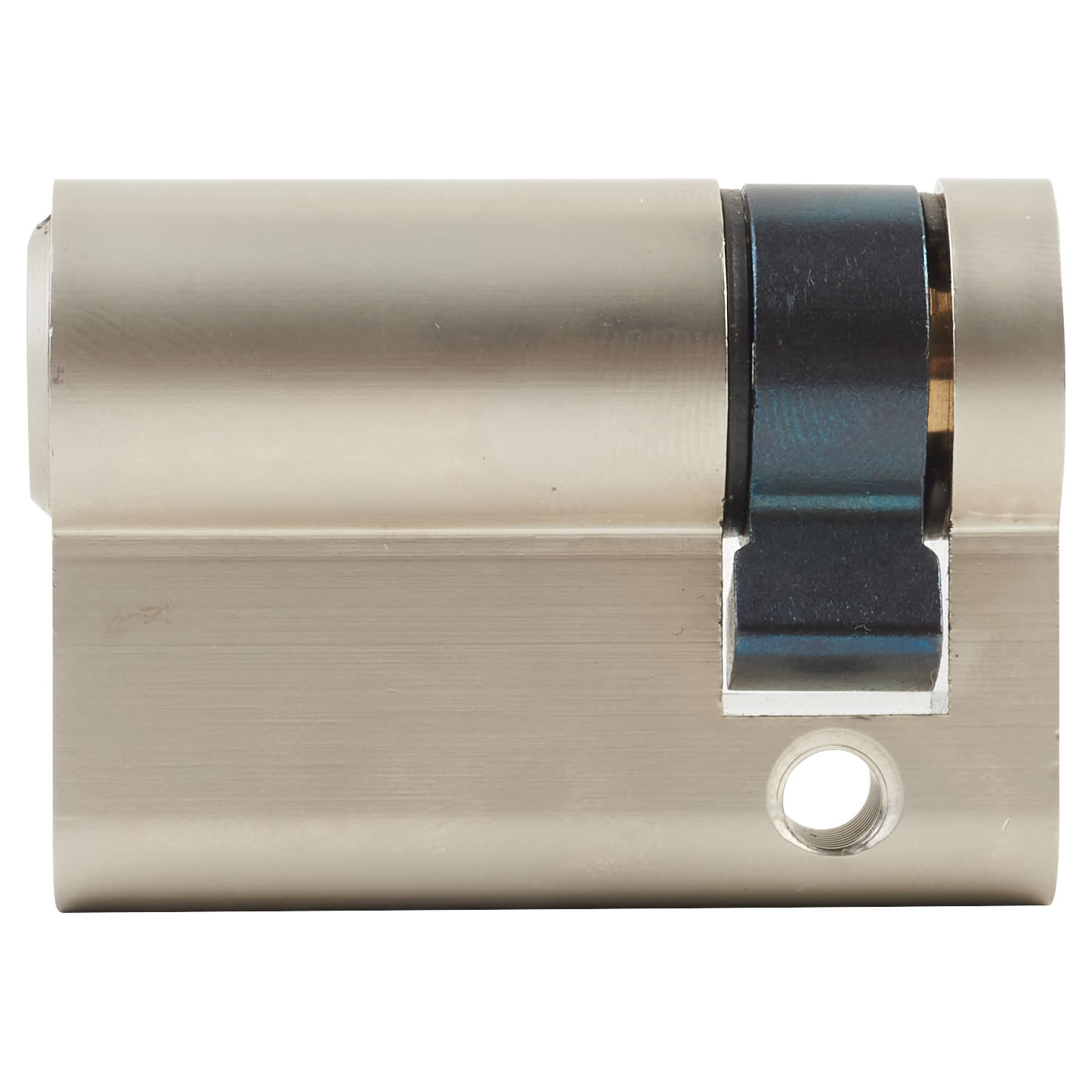 6 Pin 44.5mm Euro Single Cylinder - 34.5 + 10mm - Satin Nickel - Master Keyed B - view 2