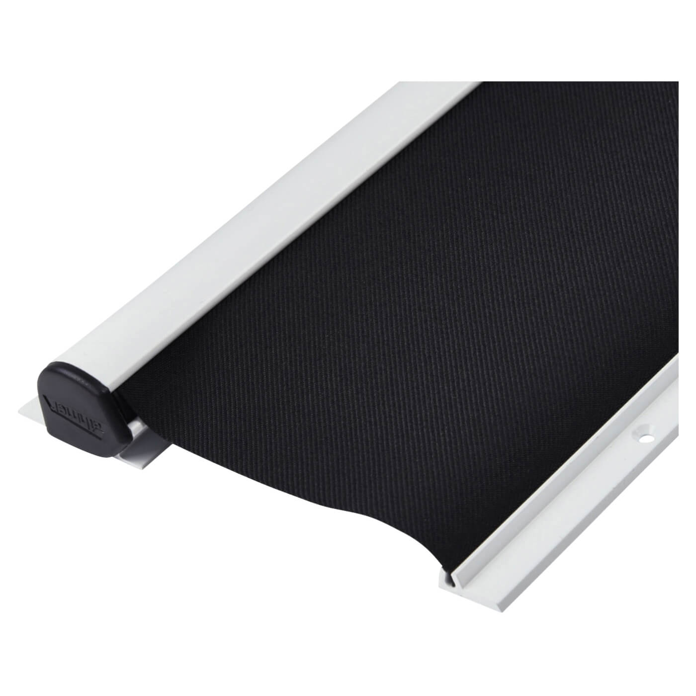 Roller Finger Guard With Black Fire Retardant Fabric - 1925mm Length - White - view 2