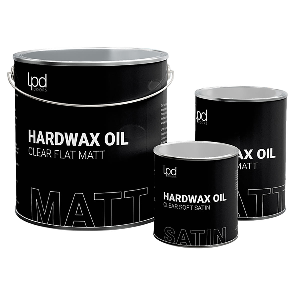 LPD Hardwax Oil - Clear Soft Satin - 0.5L - view 2