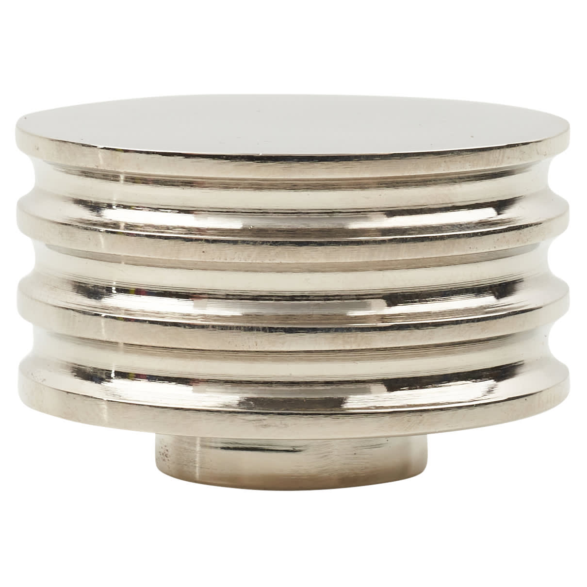 Hoxton Sturt Round Cabinet Knob - 40mm Diameter - Polished Nickel - view 2