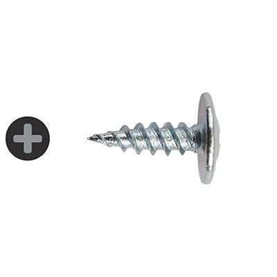 Coarse Thread Wafer Head Sharp Point Drywall Screws - 4.2 x 13mm - Pack of 1000 - view 2