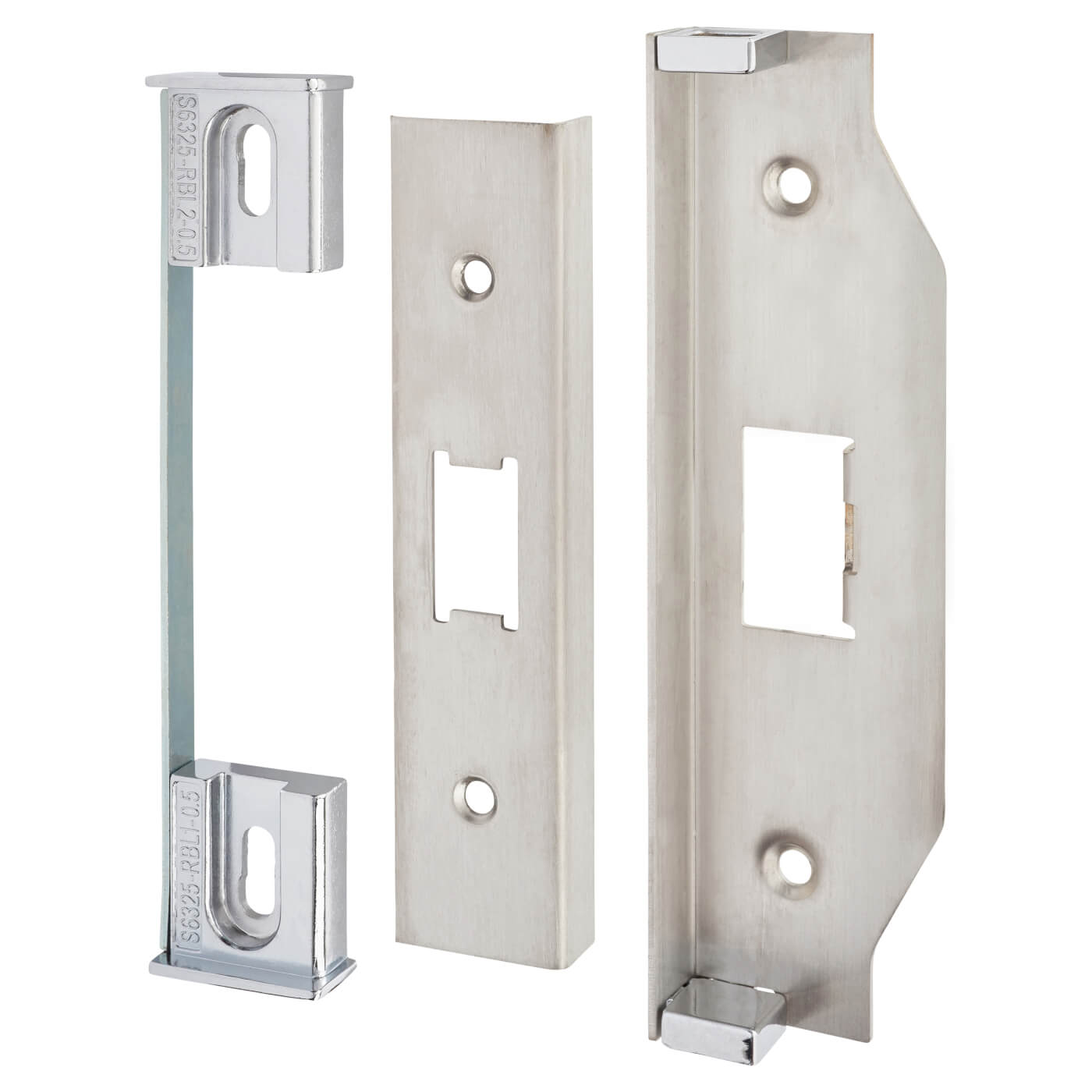 12mm Rebate Kit to suit Heavy Duty Flat Latches - Satin Stainless Steel - view 2