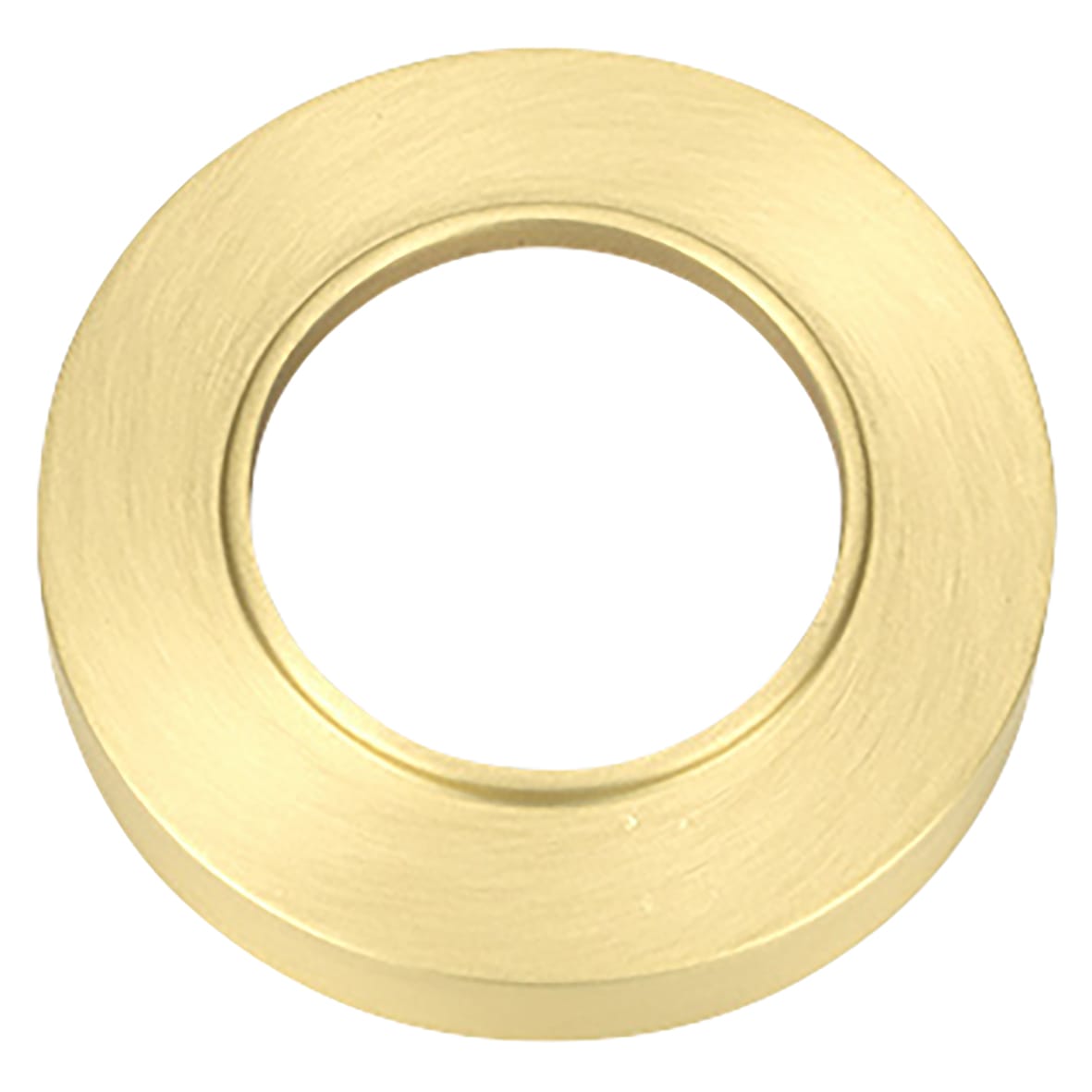 Satin Brass Door Handles on Round Rose - Newbury Range - view 3