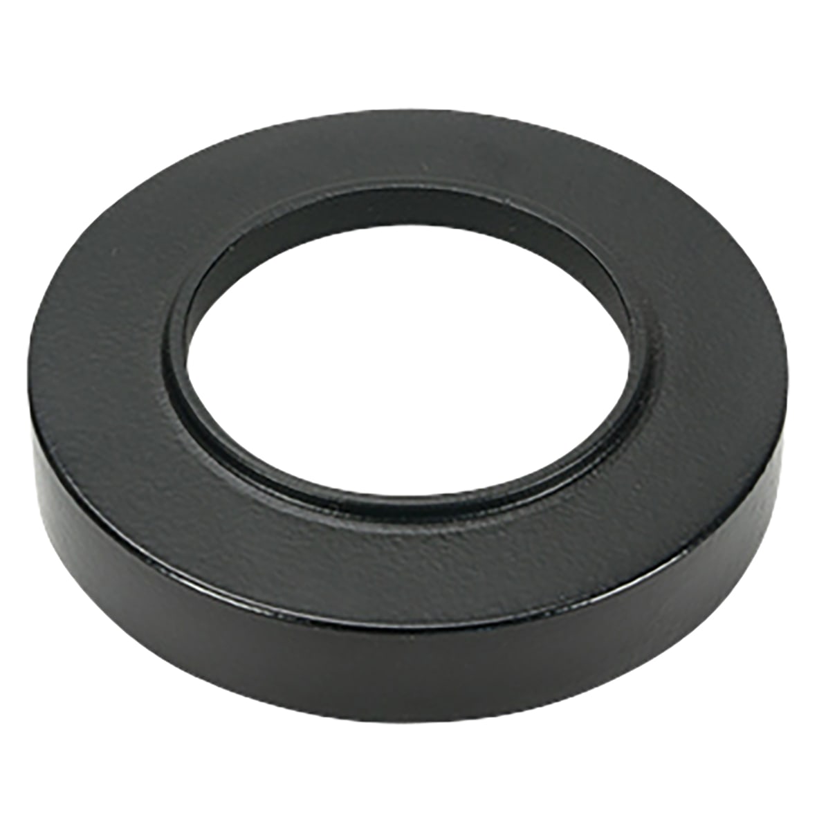 Matt Black Door Handles on Round Rose - Newbury Range - view 3