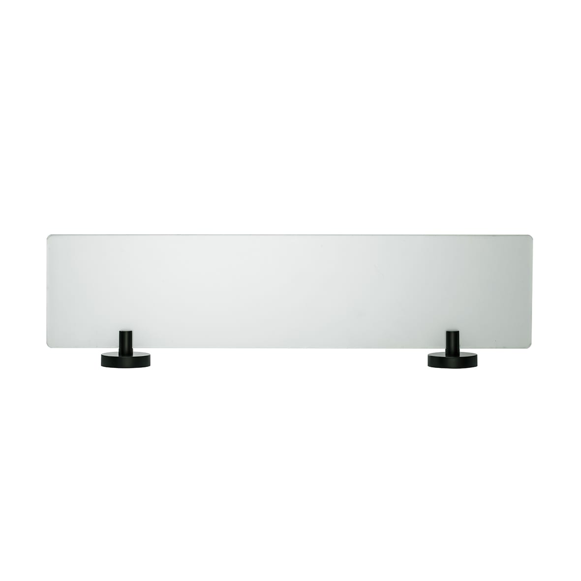Epsom Flexi-Fix Frosted Glass Shelf - 590 x 135.5 x 60mm - Matt Black - view 5