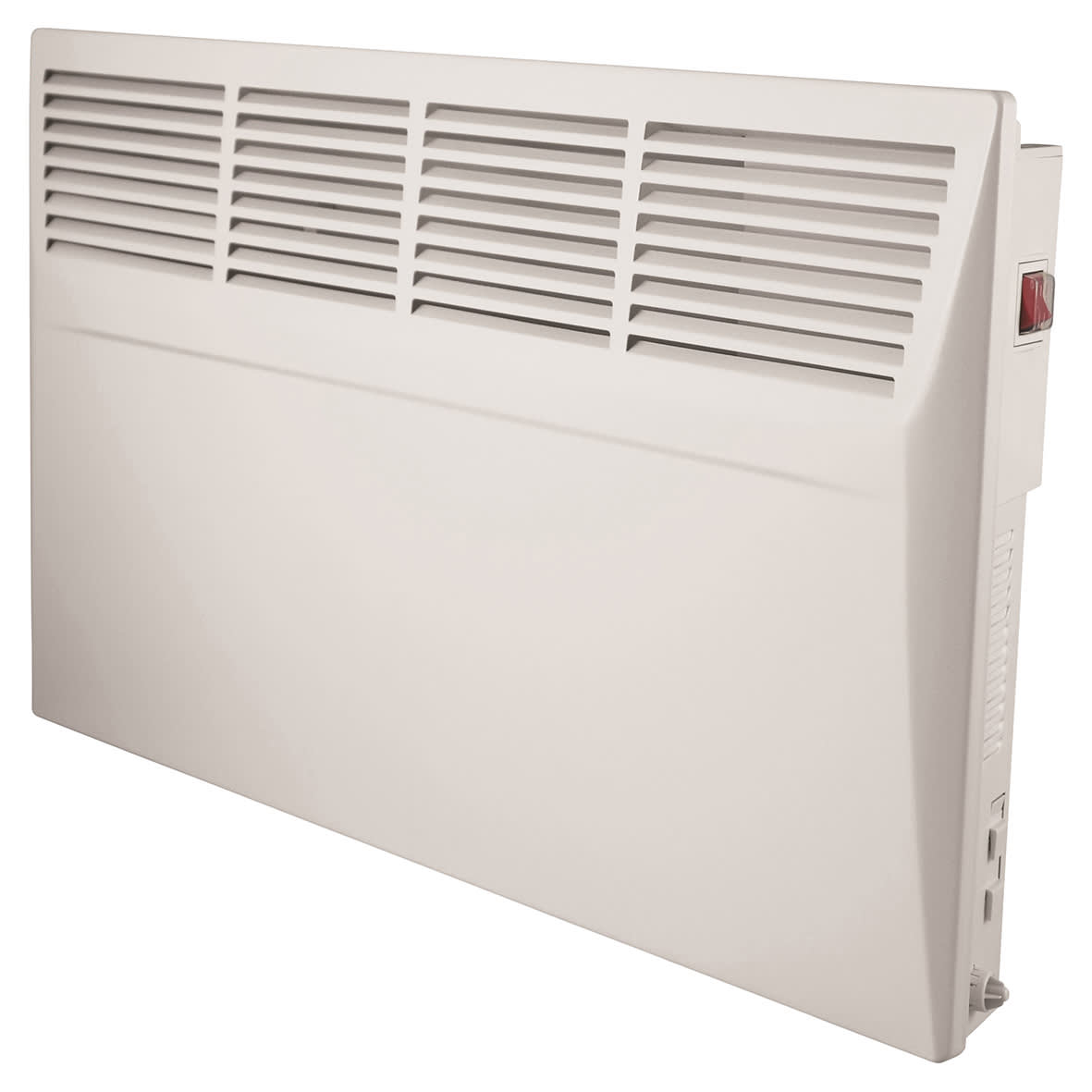 1.0kW Digital Electric Panel Heater - White - view 2
