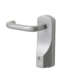 322EC Outside Access Device - Lever - Silver - view 2