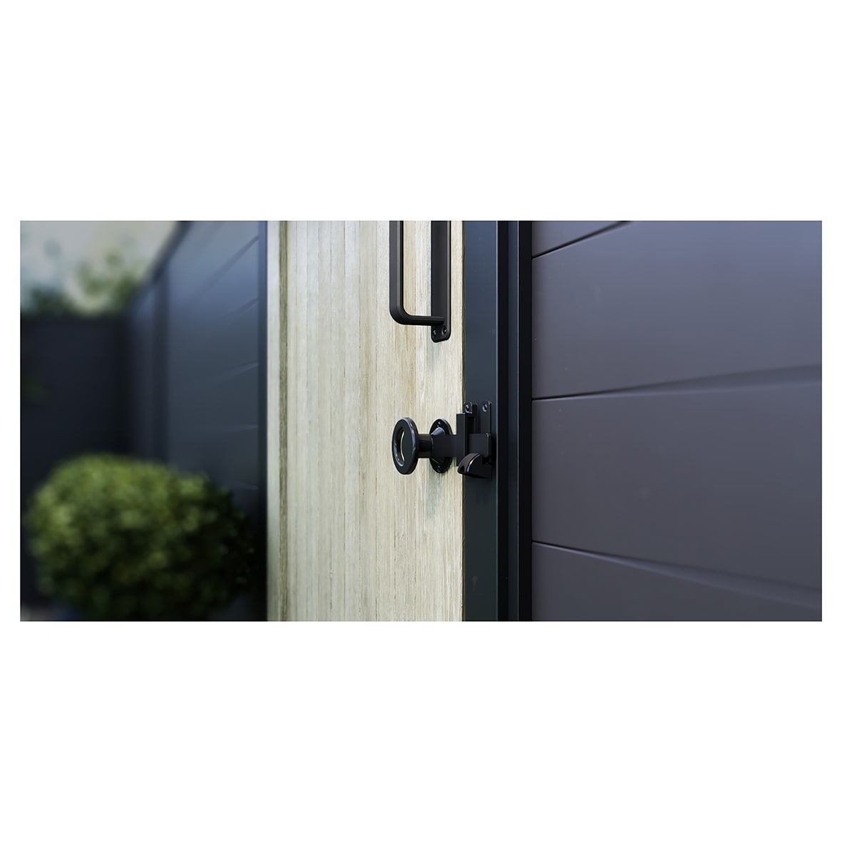 Advanced Heavy Duty Ring Gate Latch - 150mm Throw - Black Powder Coated - view 4