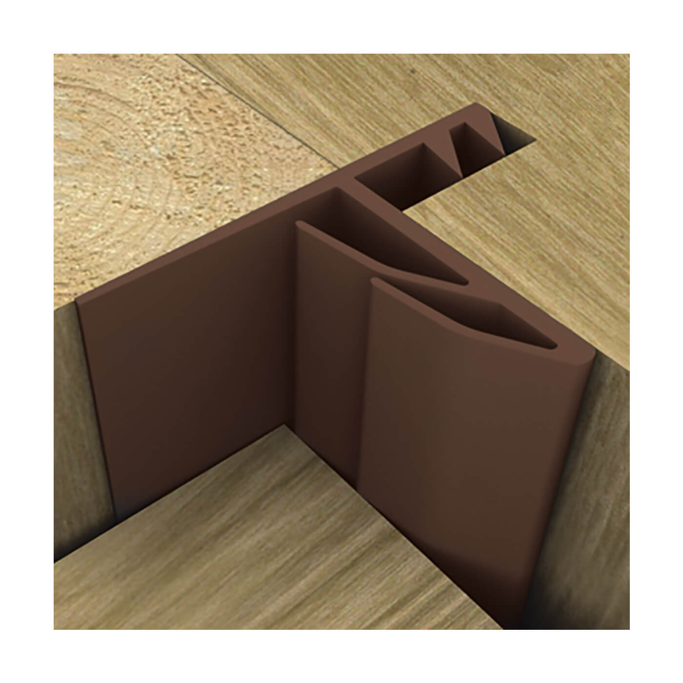 710FR Perimeter Seal - 2100mm Length - Brown - Pack of 5 - view 2