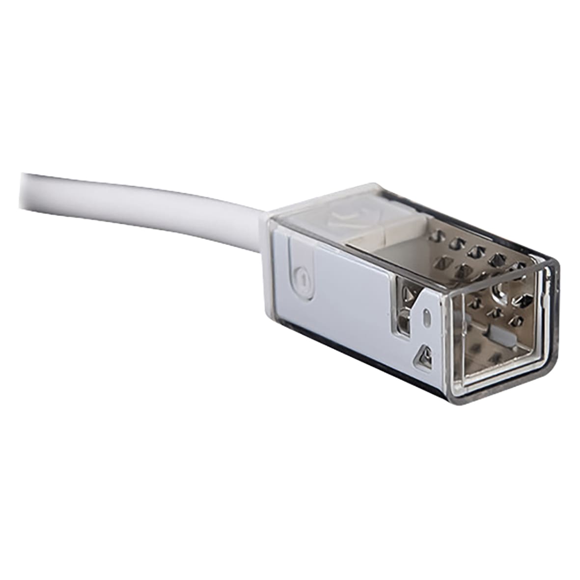 LED Soldering Free Straight End Outlet Connector for 12 x 17mm Top Bend Neon Strip Light - view 3