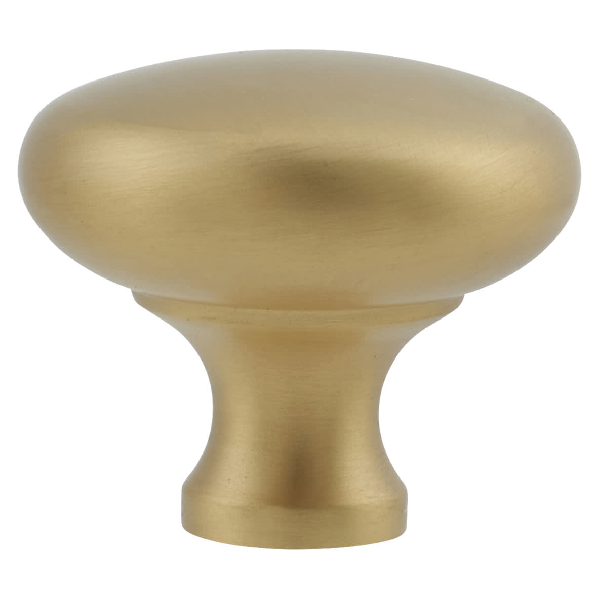 Wade Round Cabinet Knob - 38mm Diameter - Satin Brass - view 2