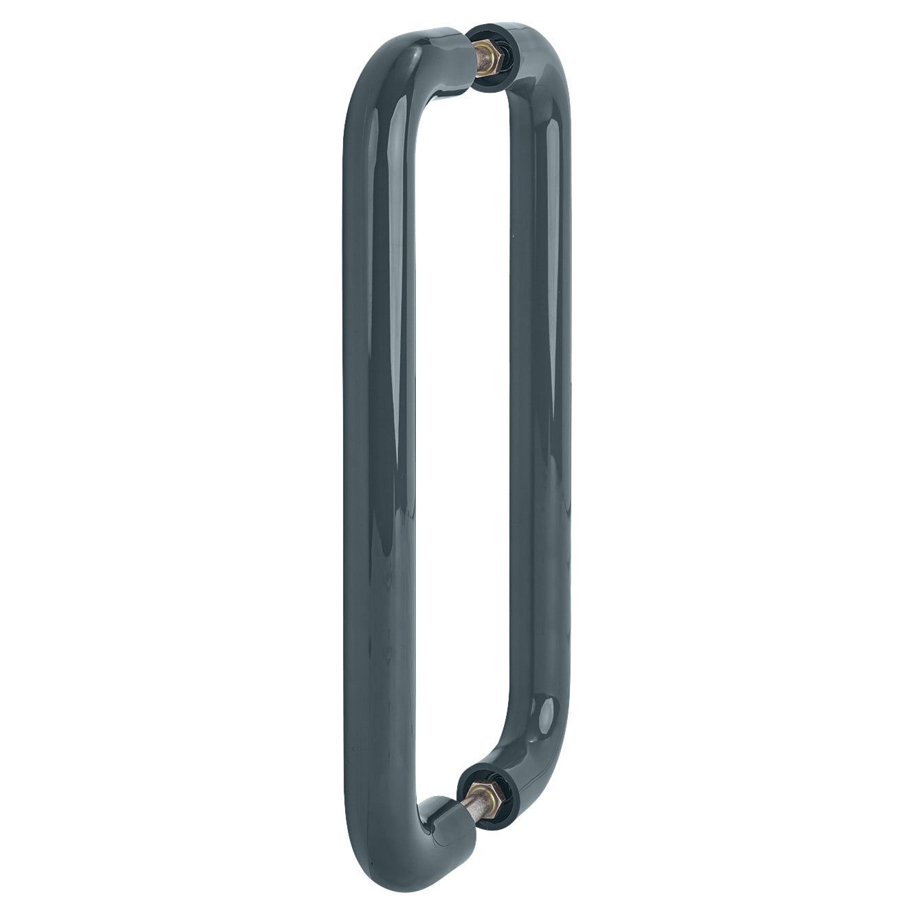 Anthracite Grey Nylon D-Bar Door Pull Handles - Back to Back - 600mm c/c - view 2