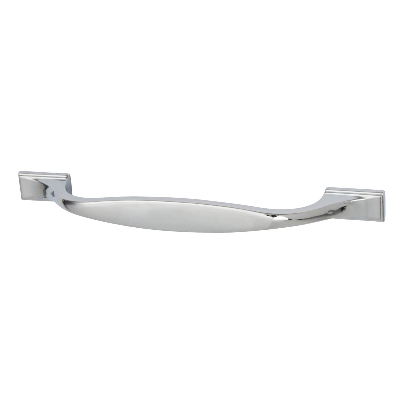 Crofts & Assinder Marlborough 15mm D-Bar Cabinet Pull Handle - 128mm Centres - Polished Chrome - view 2