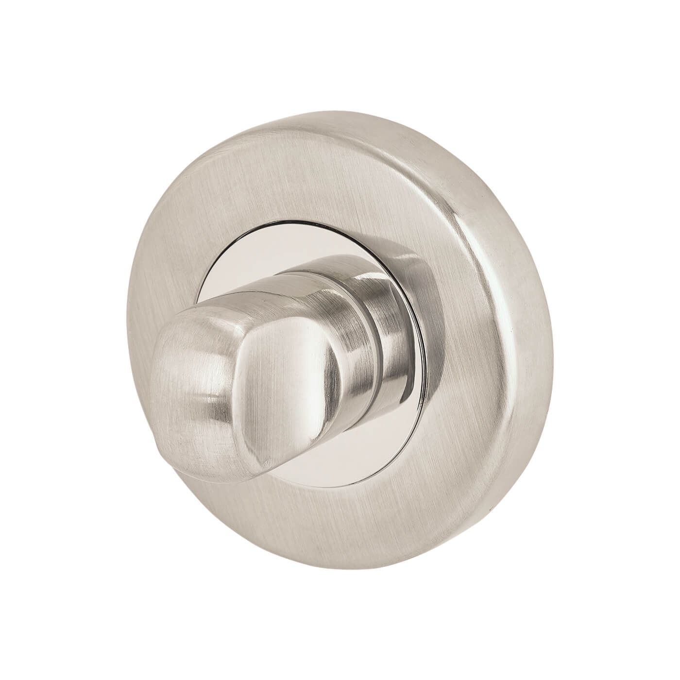 Sorrento Bathroom Turn & Release - 53mm Diameter - Polished/Satin Chrome - view 3