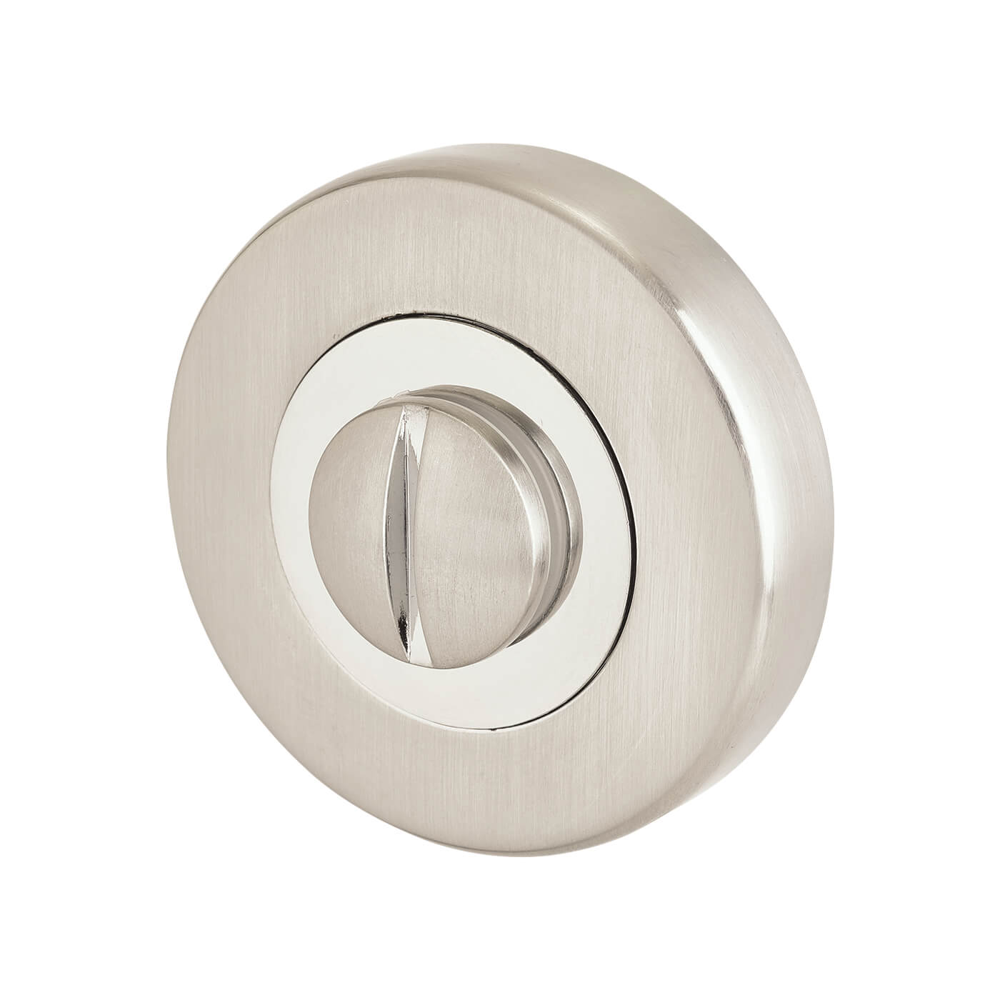 Sorrento Bathroom Turn & Release - 53mm Diameter - Polished/Satin Chrome - view 4