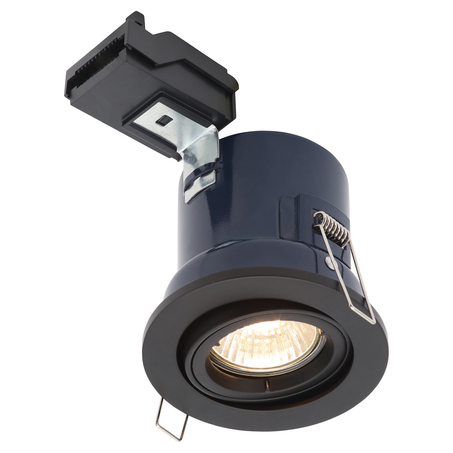 Forum Electralite Yate 50W IP20 Fire Rated LED Adjustable Downlight - Matt Black - view 2