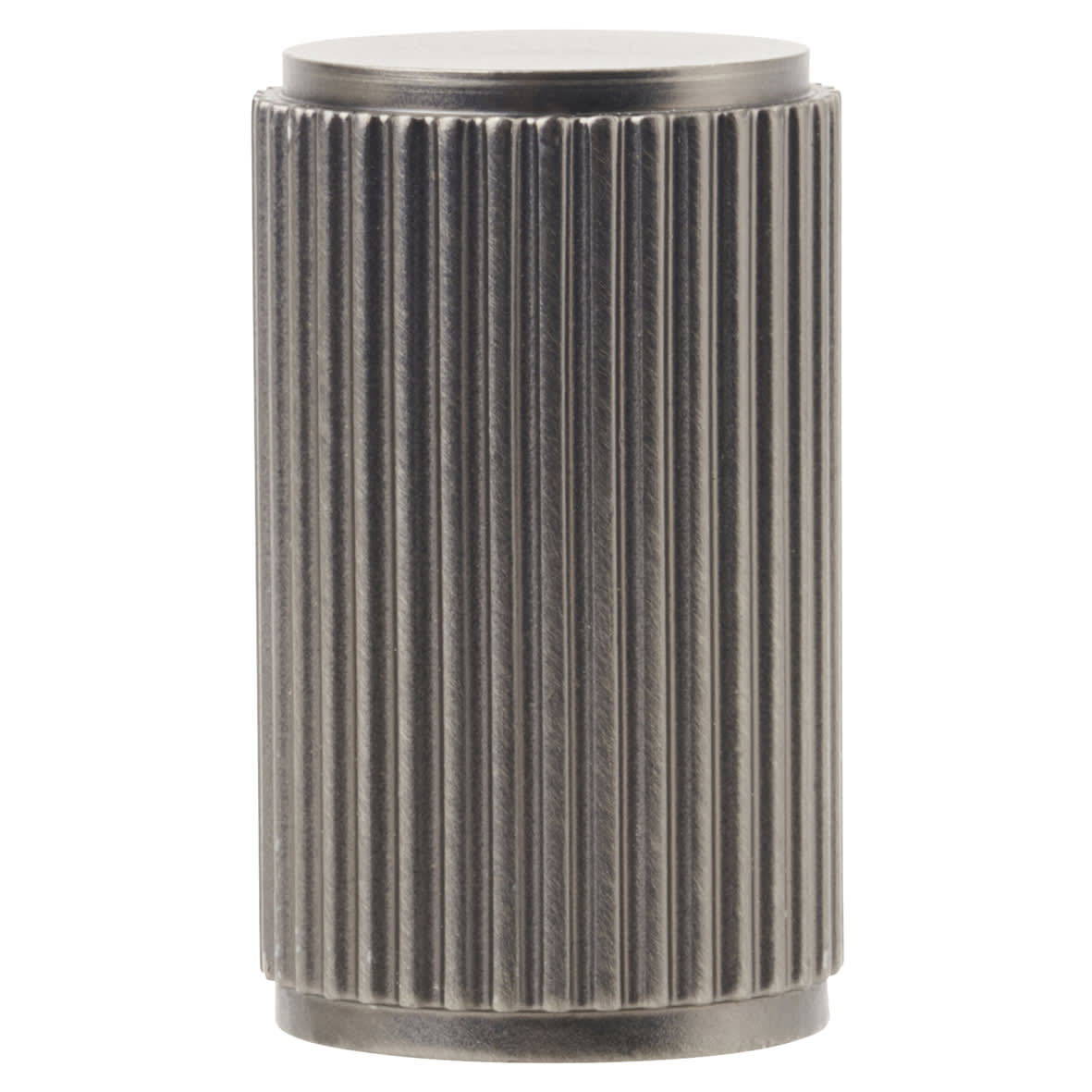 Lines Cylinder Cabinet Knob - 18mm Diameter - Anthracite Grey - view 2
