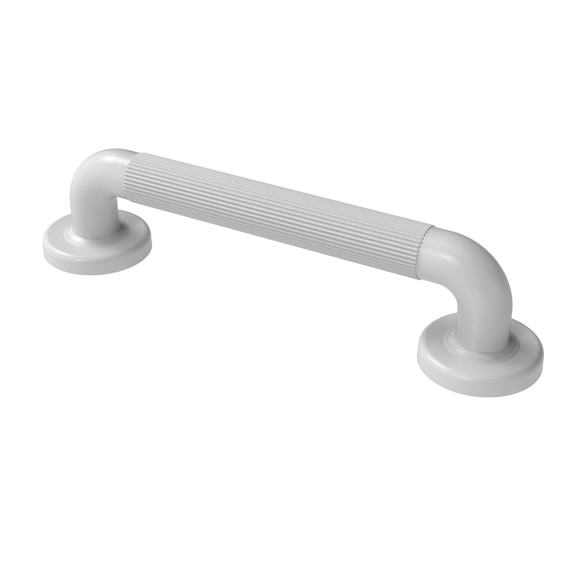 36mm Plastic Fluted Grab Rail - 305mm Length - White - view 3