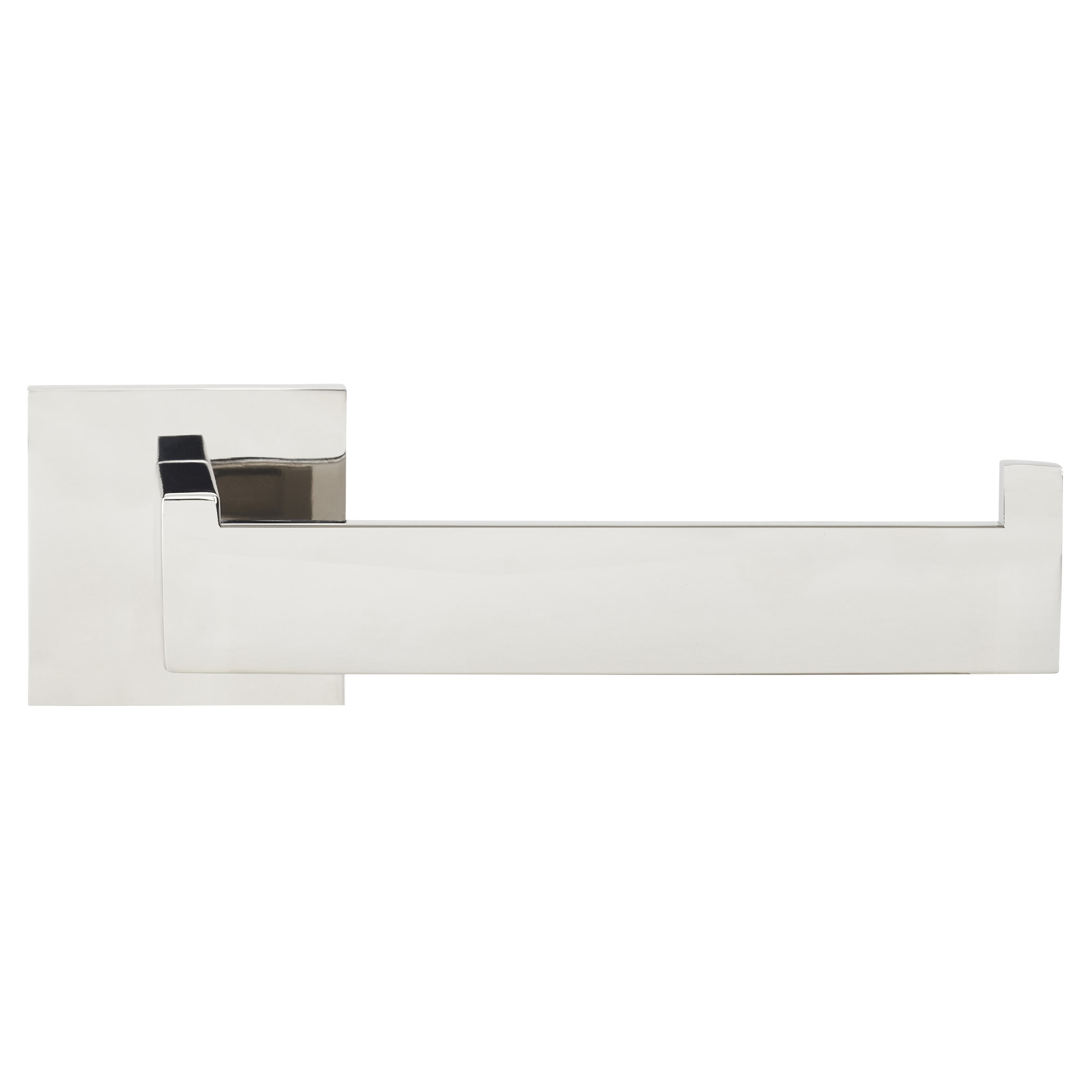 Modern Square Toilet Roll Holder - 170 x 76 x 55mm - Polished Stainless Steel - view 2