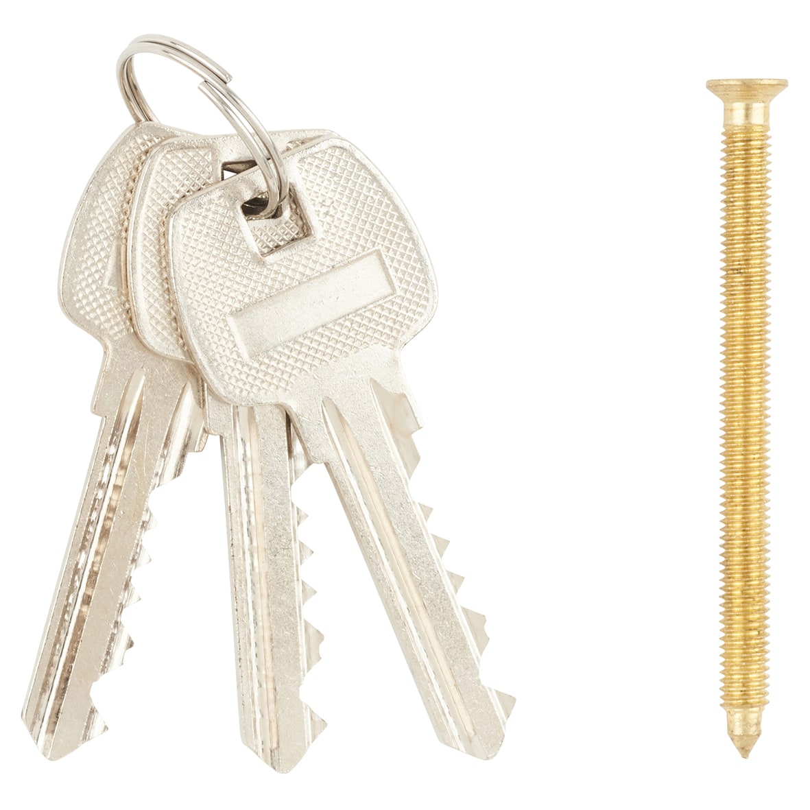 6 Pin 70mm Euro Thumbturn Cylinder - 35mm Turn + 35mm - Satin Brass - Keyed To Differ - view 3