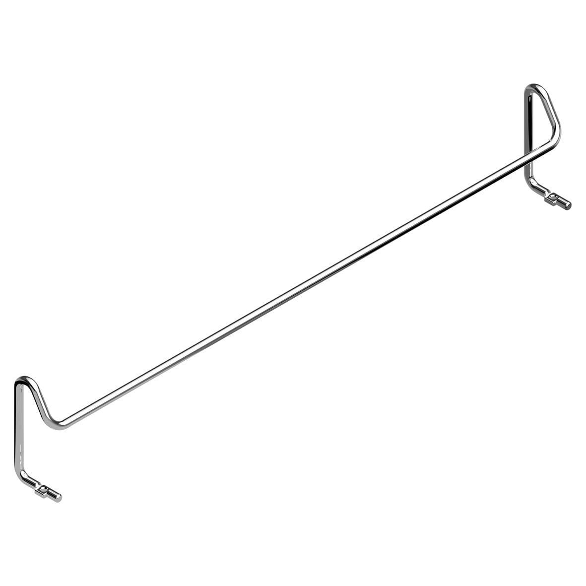 Wire Frame Shoe Rack - 100 x 430 x 40mm - Fixed - Chrome - view 3