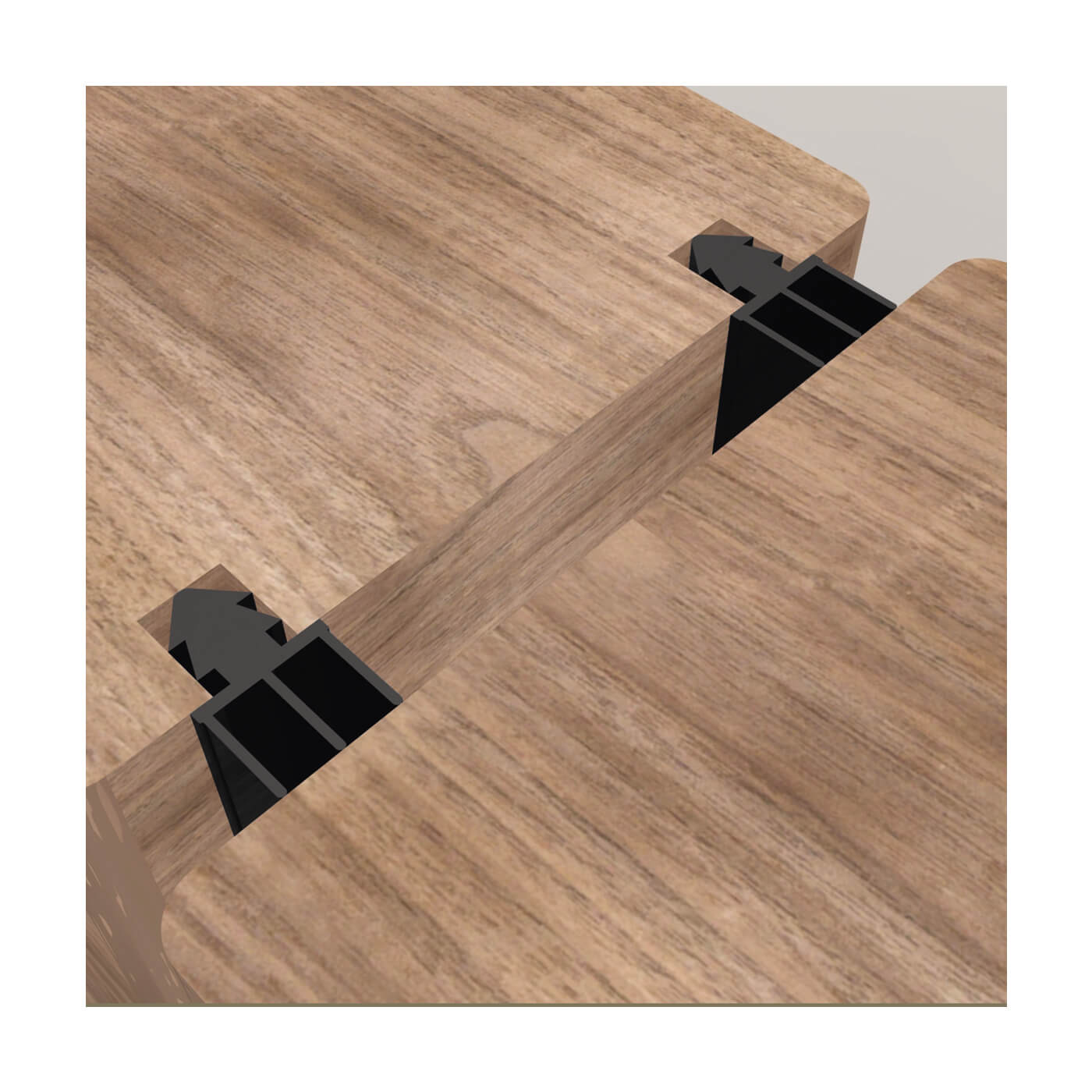 720 Perimeter Seal - 2100mm Length - Black - Pack of 5 - view 3