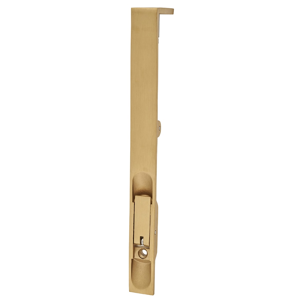 Lever Action Flush Bolt - 200 x 20mm - Fire Rated - Square - Satin Brass - view 2