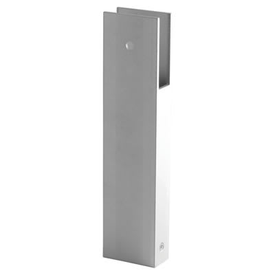 Pro Toilet Cubicle Partition Leg - 17-19mm Panels - Satin Anodised Aluminium - view 2