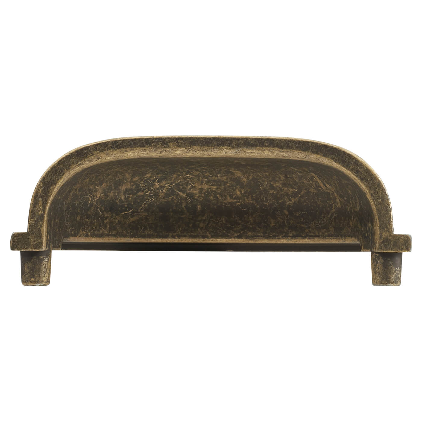 Walton Cabinet Cup Handle - 76mm Centres - Antique Brass - view 4