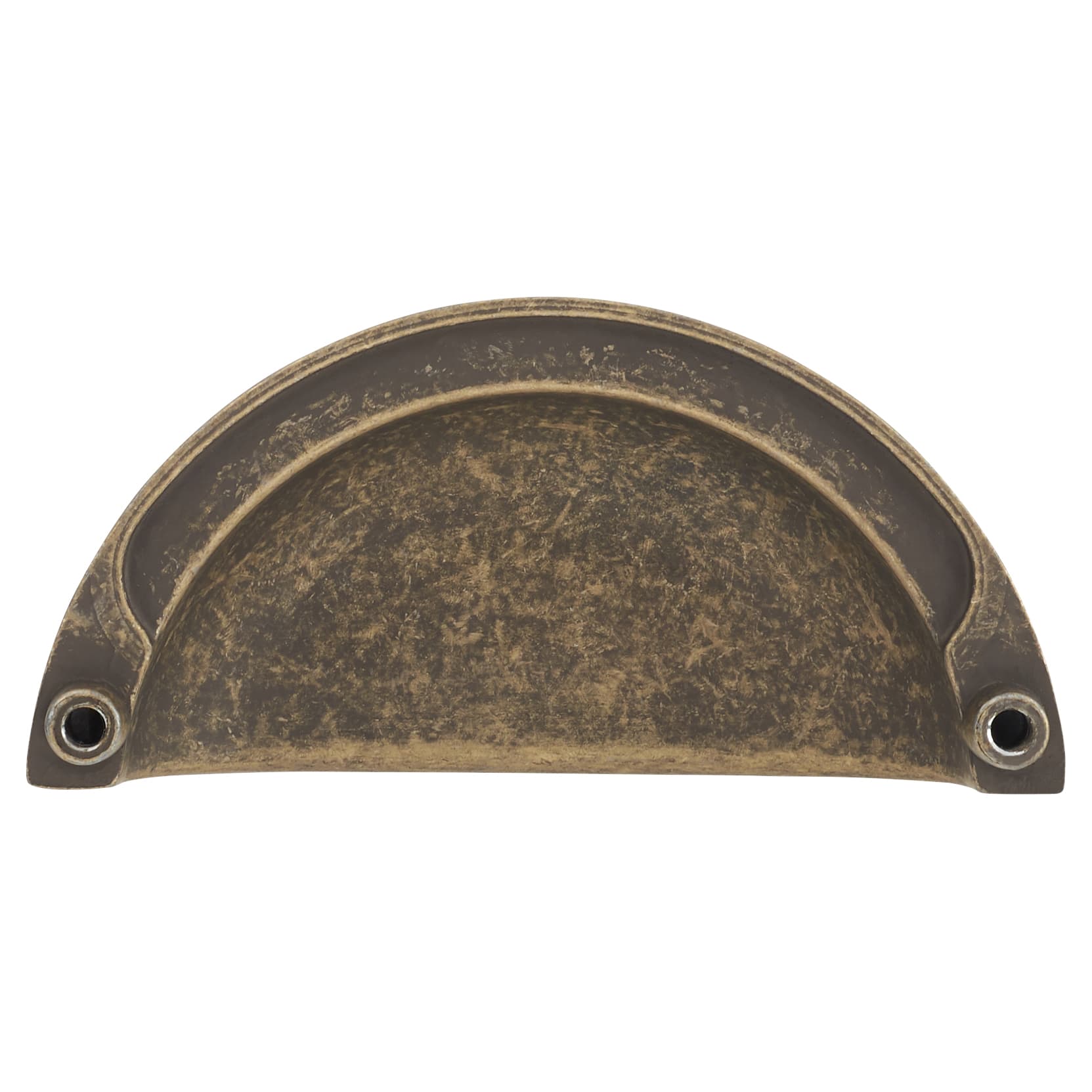 Walton Cabinet Cup Handle - 76mm Centres - Antique Brass - view 5
